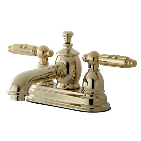Kingston Brass KS7002GL 4" Centerset Bathroom Faucet, Polished Brass KS7002GL